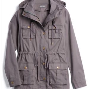 Market & Spruce Hooded Anorak Jacket